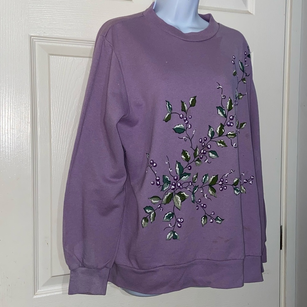Blair Plus Size Lightweight Sweatshirt - Lilac